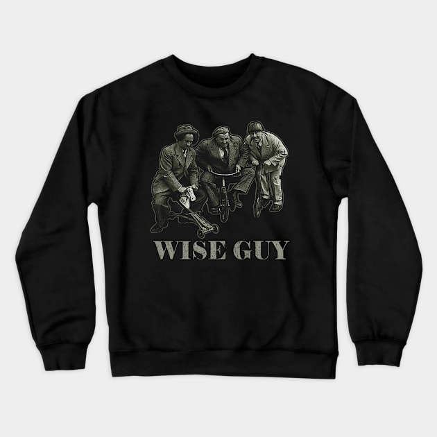 The Wise guy Stooges - Vintage Crewneck Sweatshirt by Jusstea